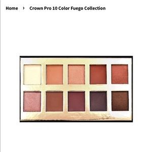 Crown Brush Fuego eyeshadow collection